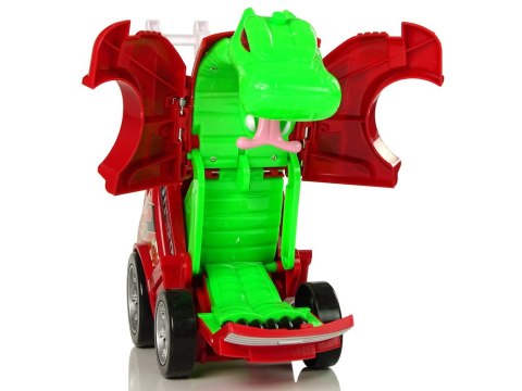 Auto Straż Transformacja Smok 2w1 Wóz Strażacki Auto Straż Transformacja Smok 2w1 Wóz Strażacki