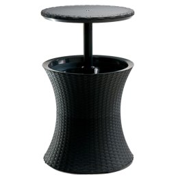 Barek ogrodowy Keter Cool Bar Rattan antracyt