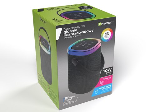 Głośniki TRACER Stripe XL TWS BT RGB Głośniki TRACER Stripe XL TWS BT RGB