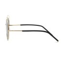 OKULARY LUSTRZANE KOCIE OCZY - CZARNE OK86WZ2