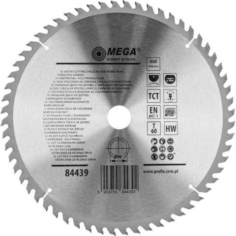 Piła tarczowa do drewna 300*60t*30mm Piła tarczowa do drewna 300*60t*30mm