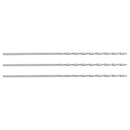 Wiertło do metalu HSS, DIN 340, przedłużane, 1 mm, 3 szt.