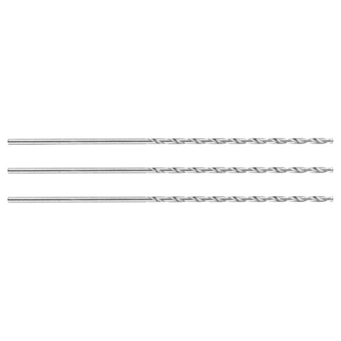 Wiertło do metalu HSS, DIN 340, przedłużane, 1 mm, 3 szt. Wiertło do metalu HSS, DIN 340, przedłużane, 1 mm, 3 szt.