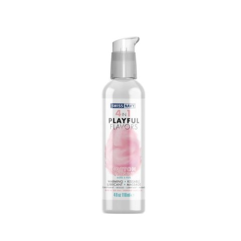 4 in 1 Lubricant with Cotton Candy Flavor - 4 fl oz / 118 ml 4 in 1 Lubricant with Cotton Candy Flavor - 4 fl oz / 118 ml