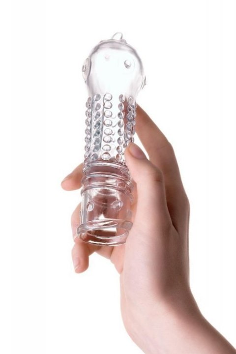A-TOYS, Penis Sleeve, TPR, Transparent, 14.7 cm A-TOYS, Penis Sleeve, TPR, Transparent, 14.7 cm