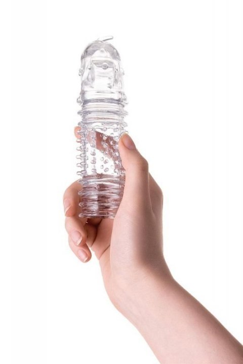 A-TOYS, Penis Sleeve, TPR, Transparent, 15.3 cm A-TOYS, Penis Sleeve, TPR, Transparent, 15.3 cm