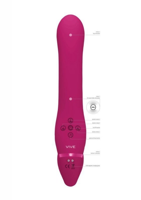 Ai - Dual Vibrating & Air Wave Tickler Strapless Strapon Ai - Dual Vibrating & Air Wave Tickler Strapless Strapon