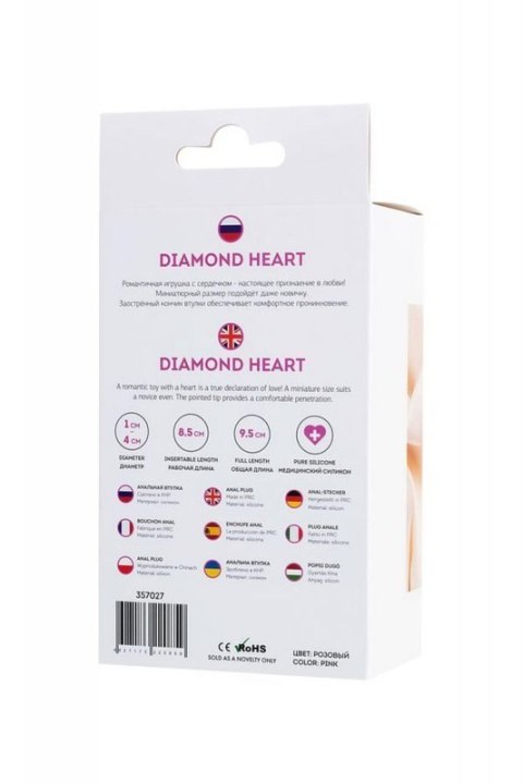 Anal Plug Diamond Heart Anal Plug Diamond Heart