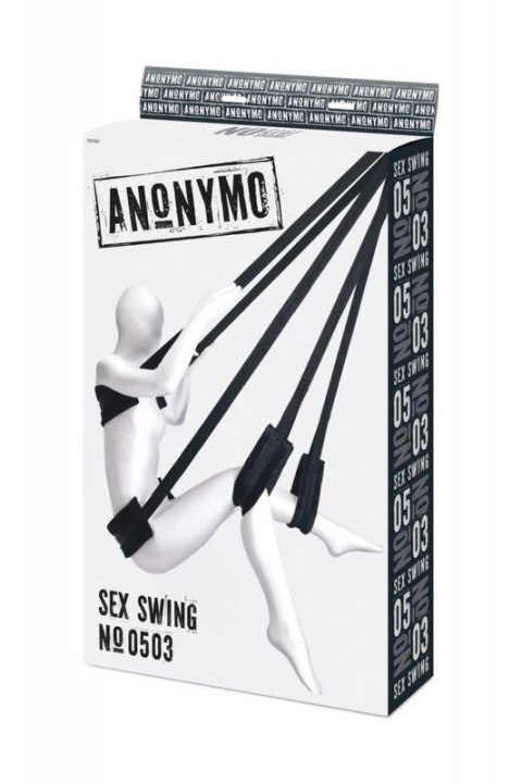 Anonymo Sex swing, Velour, black Anonymo Sex swing, Velour, black