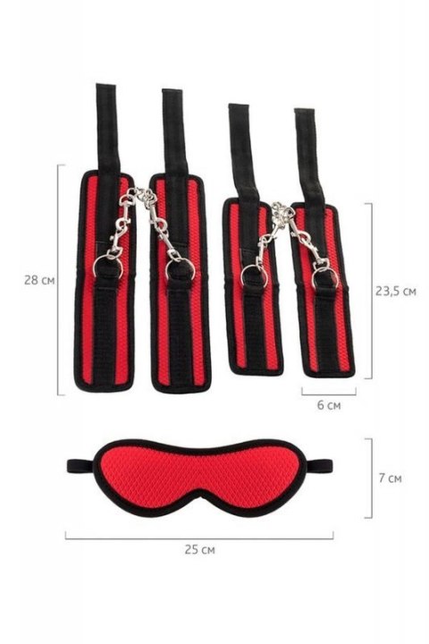 Anonymo bandage set, polyester, red Anonymo bandage set, polyester, red