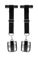 Anonymo hand clamps, polyester, silver, 23 cm