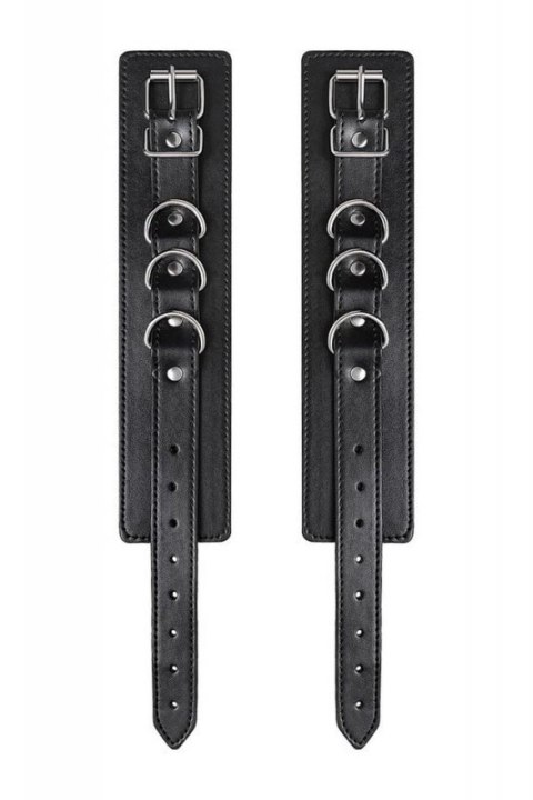 Anonymo handcuffs, PU leather, black, 26.5 cm Anonymo handcuffs, PU leather, black, 26.5 cm