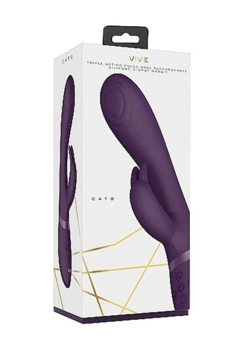 Cato - Pulse G-spot Rabbit - Purple Cato - Pulse G-spot Rabbit - Purple