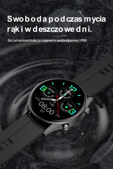 SMARTWATCH MĘSKI G. Rossi SW019-3 black/red (sg014c) PROWADZENIE ROZMÓW SMARTWATCH MĘSKI G. Rossi SW019-3 black/red (sg014c) PROWADZENIE ROZMÓW