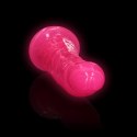 Slim Realistic Dildo with Suction Cup - Glow in the Dark - 6&#039;&#039; / 15,5 cm