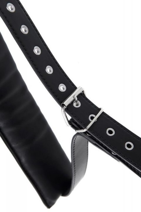 Anonymo fixing sling, PU leather, black, 145 cm Anonymo fixing sling, PU leather, black, 145 cm