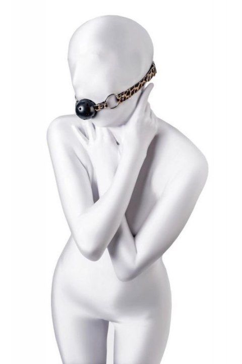 Anonymo gag, ABS plastic, black, 64 cm