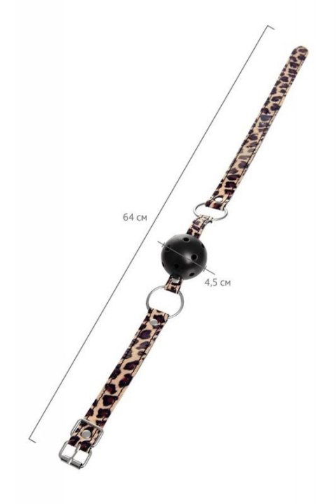 Anonymo gag, ABS plastic, black, 64 cm