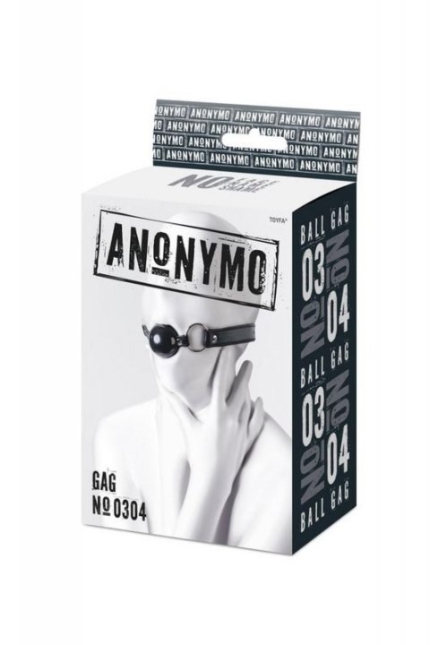 Anonymo gag, TPR, black, 64 cm Anonymo gag, TPR, black, 64 cm