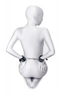 Anonymo handcuffs, PU leather, black