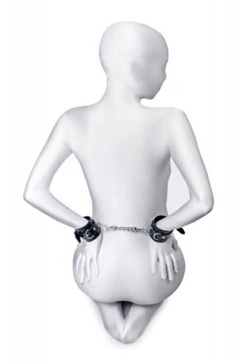 Anonymo handcuffs, PU leather, black Anonymo handcuffs, PU leather, black