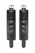 Anonymo handcuffs, PU leather, black