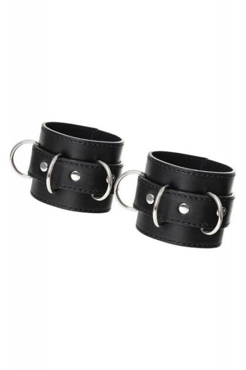 Anonymo handcuffs, PU leather, black Anonymo handcuffs, PU leather, black