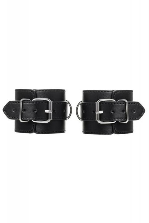 Anonymo handcuffs, PU leather, black Anonymo handcuffs, PU leather, black