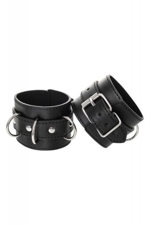 Anonymo handcuffs, PU leather, black Anonymo handcuffs, PU leather, black