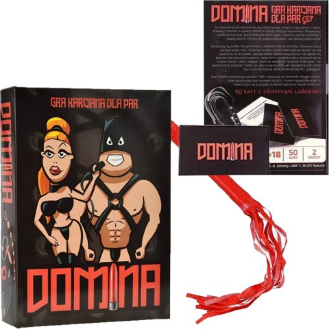 Gra Karciana Dla Dorosłych - DOMINA Gra Karciana Dla Dorosłych - DOMINA