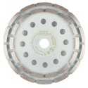 Tarcza diamentowa szlifierska, 2 segmenty, 180 x 22.2 mm, na sucho