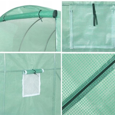 Tunel Foliowy Ogrodowy Szklarnia 6x3x2m Folia 18m? UV-4 Premium Tunel Foliowy Ogrodowy Szklarnia 6x3x2m Folia 18m? UV-4 Premium