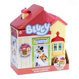 Zestaw bluey domek niespodzianka z pluszakiem