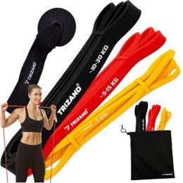 Zestaw gum do ćwiczeń - 3szt. Trizand 25879