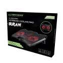 EGC102 ES PERANZA  PODSTAWKA CHŁODZĄCA GAMING  POD NOTEBOOK LED BURAN