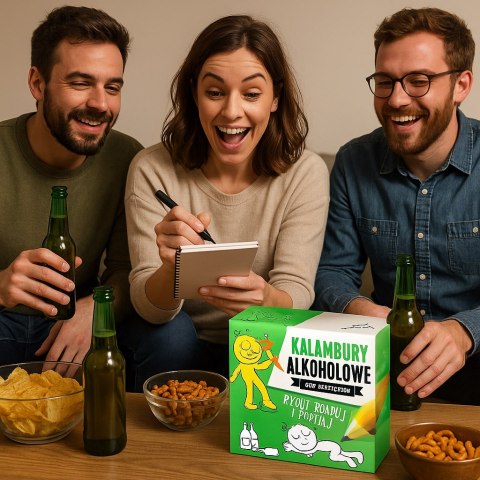 Gra Karciana Dla Dorosłych - KALAMBURY ALKOHOLOWE Gra Karciana Dla Dorosłych - KALAMBURY ALKOHOLOWE