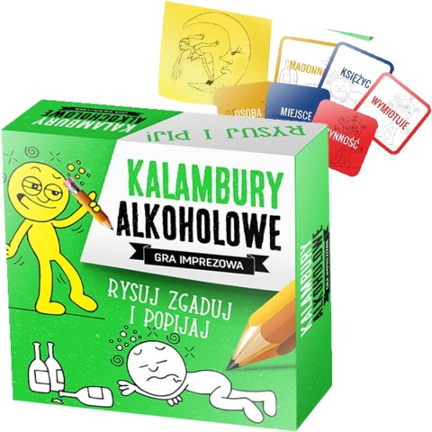 Gra Karciana Dla Dorosłych - KALAMBURY ALKOHOLOWE Gra Karciana Dla Dorosłych - KALAMBURY ALKOHOLOWE