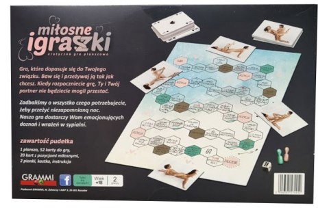 Gra Planszowa Dla Dorosłych - MIŁOSNE IGRASZKI Gra Planszowa Dla Dorosłych - MIŁOSNE IGRASZKI