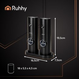 Młynek elektryczny - 2 szt. Ruhhy 25558