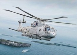 Model plastikowy aw101 merlin hm.1 1/72