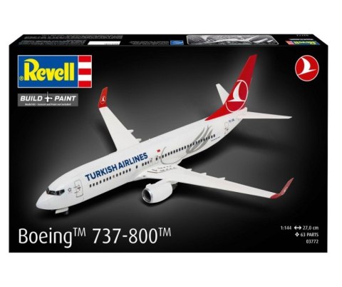 Model plastikowy samolot boeing 737-800 turkish air 1/144 Model plastikowy samolot boeing 737-800 turkish air 1/144