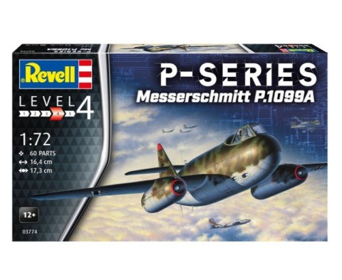 Model plastikowy samolot messerschmitt p.1099a-p-ser 1/72 Model plastikowy samolot messerschmitt p.1099a-p-ser 1/72