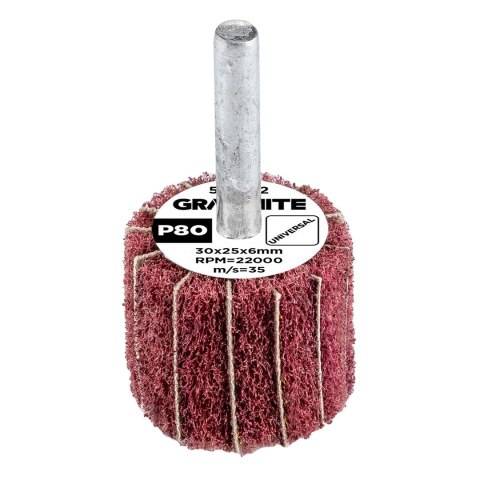 Ściernica listkowa trzpieniowa 30 x 25 x 6 mm, P80 Ściernica listkowa trzpieniowa 30 x 25 x 6 mm, P80