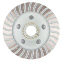 Tarcza diamentowa szlifierska, turbo, 125 x 22.2 mm, na sucho