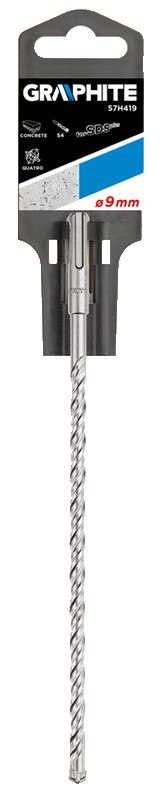 Wiertło do betonu SDS Plus, 9 x 260 mm, S4, quatro Wiertło do betonu SDS Plus, 9 x 260 mm, S4, quatro