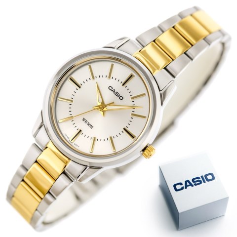 ZEGAREK DAMSKI CASIO LTP-1303SG-7A (zd591e) + BOX ZEGAREK DAMSKI CASIO LTP-1303SG-7A (zd591e) + BOX