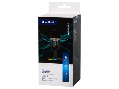 85-054# Mikrofon studyjny z podstawką blow led 85-054# Mikrofon studyjny z podstawką blow led
