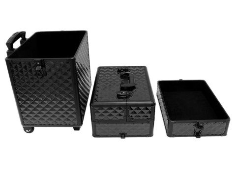 CA19A Kufer na kółkach 3w1 61x36x25 blac CA19A Kufer na kółkach 3w1 61x36x25 blac
