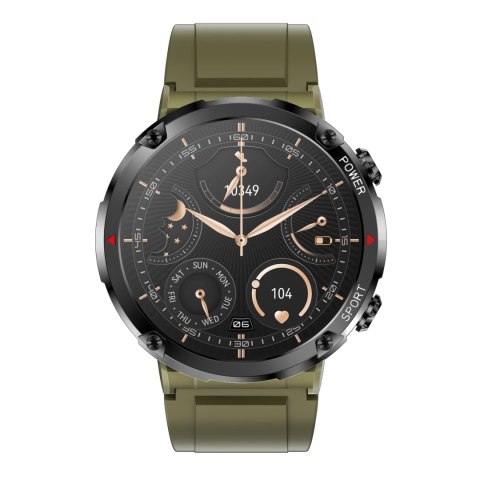 Smartwatch Gravity GT21-7 + Czarny Pasek Silikonowy Smartwatch Gravity GT21-7 + Czarny Pasek Silikonowy
