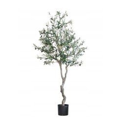 Sztuczne drzewko oliwne, w doniczce jak żywe, realistyczne 1,8 cm DRZ01